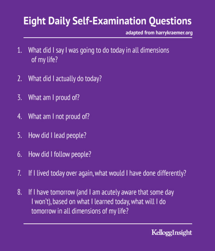 self reflection questions for mental health