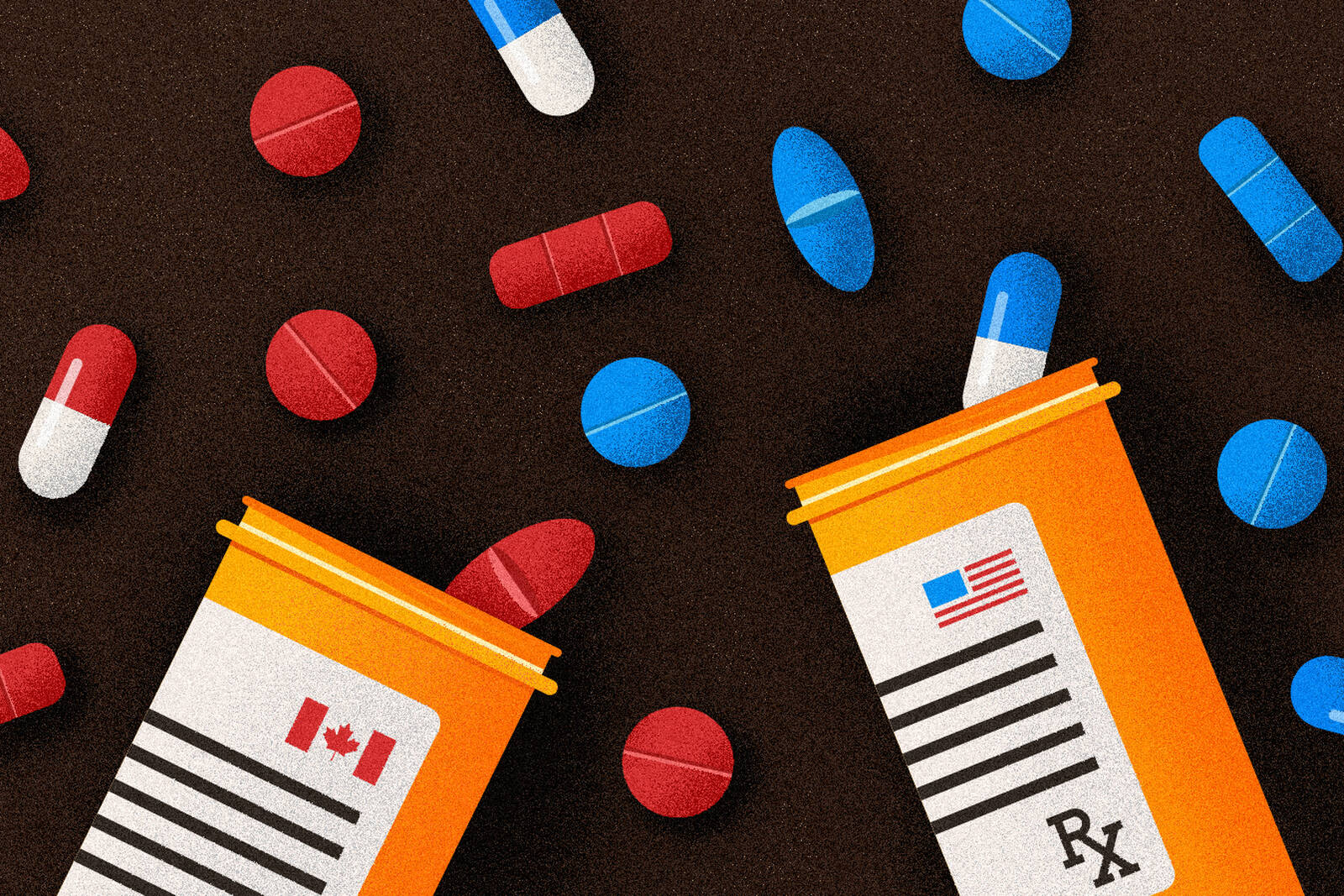 Researchers examine why prescription drug prices and labor costs are lower in Canada than the U.S.