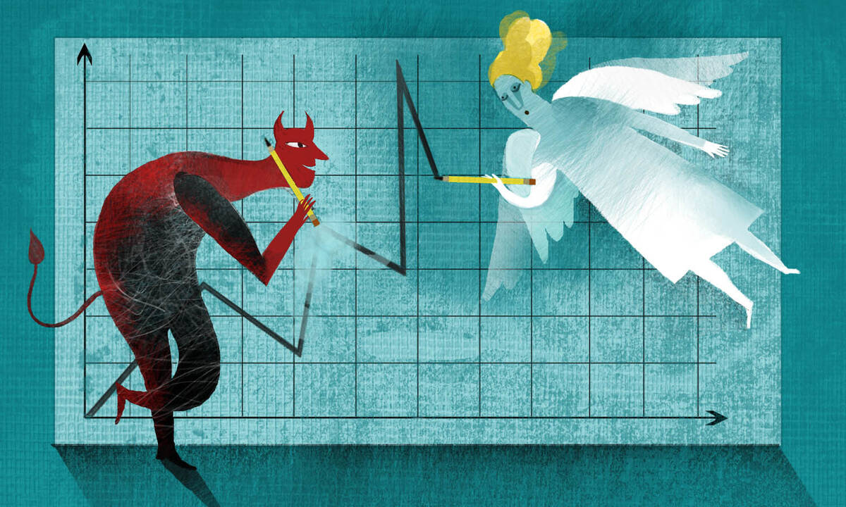 angel and devil draw graph