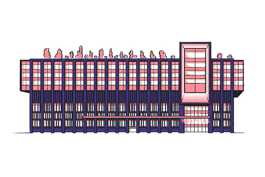 Large Hospital building