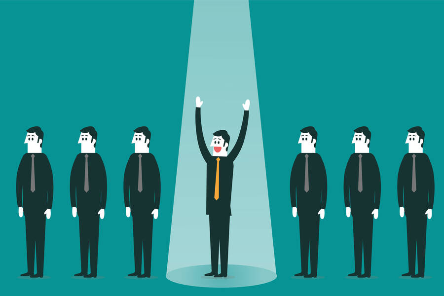 A high performing superstar employee stands out and receives the spotlight for his hard work.