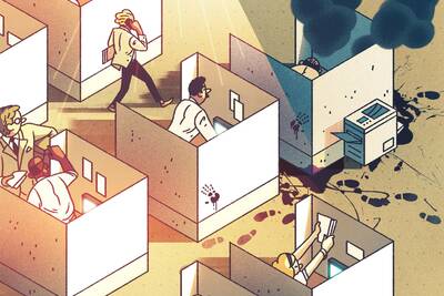 The spillover effect in offices impacts workers in close physical proximity.