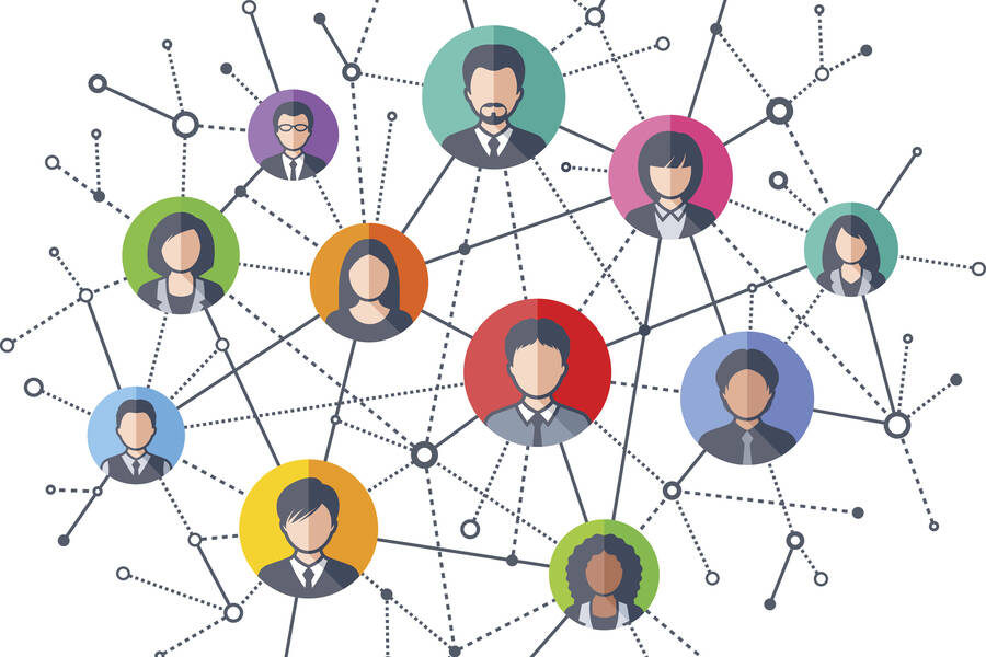 Friend and business connections require outreach.