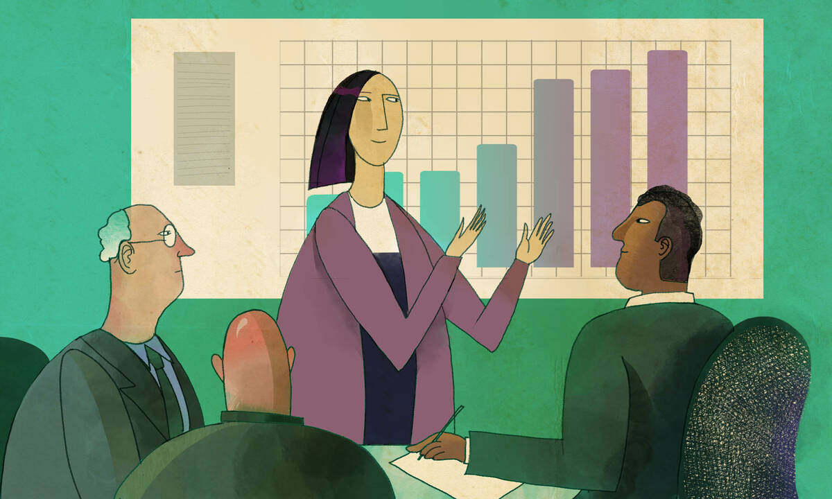 entrepreneur pitches to venture capitalists