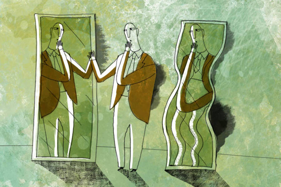 An executive tries to be an authentic leader.